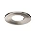 Traditional IP65 Round Fire Rated Bezels for Fixed ProKnight - Brushed Chrome