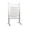 Portable Aluminium 6 Bar Heated Towel Rail - Silver