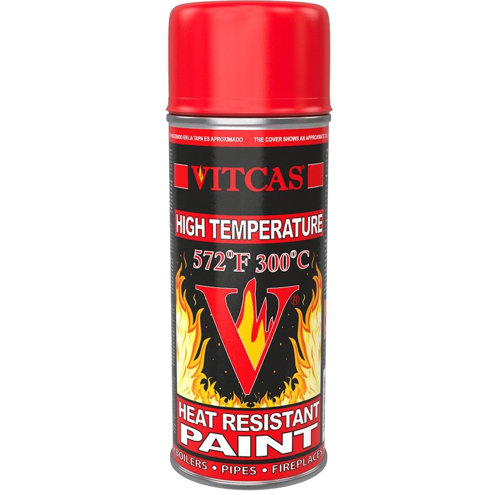Heat Resistant Spray Paint - Red, 400ml