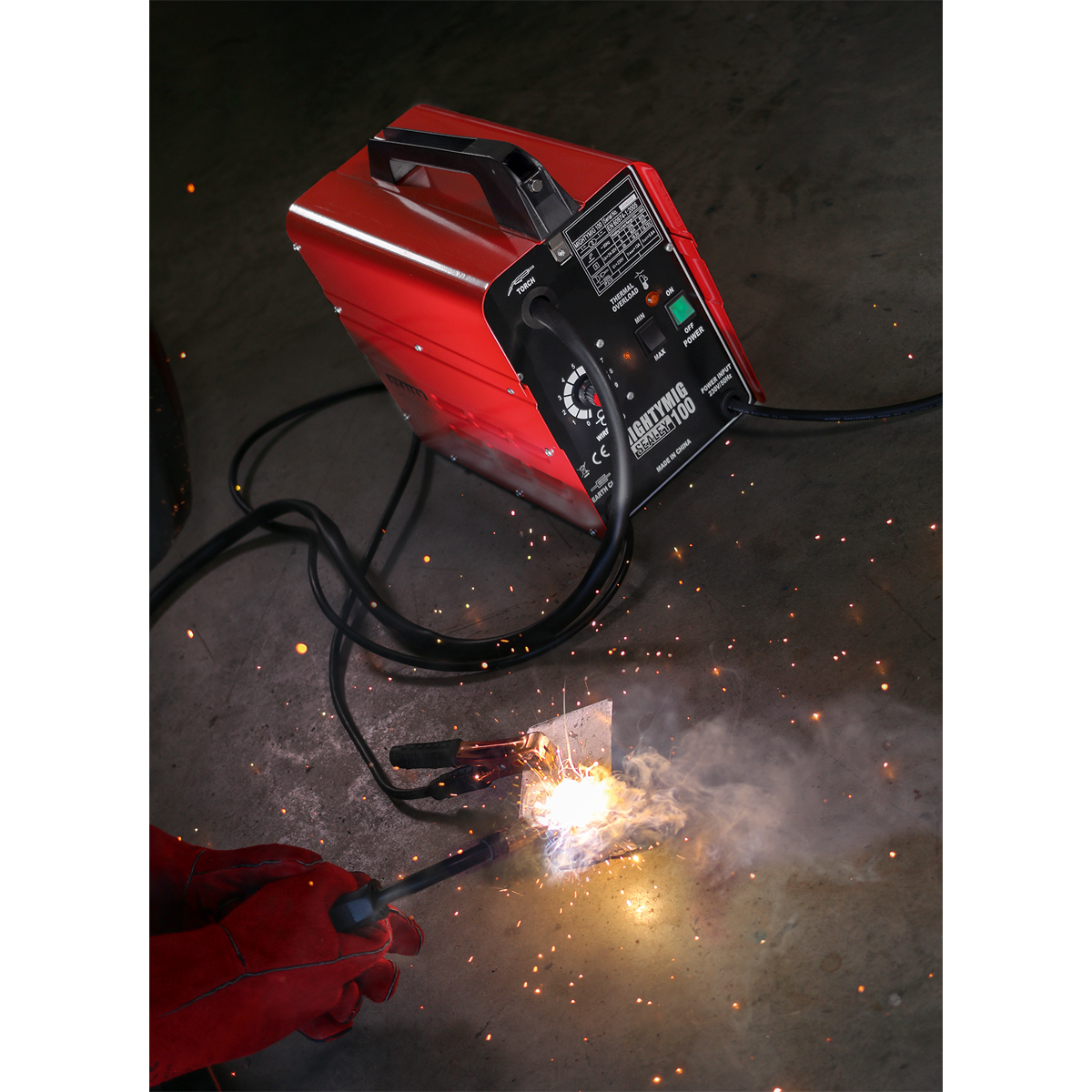 100A 230V No-Gas Mig Welder