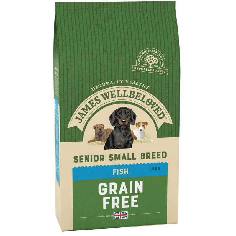 Complete Dry Small Breed Senior Grain Free - Fish - 1.5KG