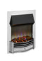 Dumfries Optiflame 3D Electric Inset Fire - Chrome