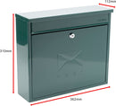 Elegance Post Box - Green