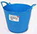 26L Heavy Duty Flexi Flexible Garden Container Storage Bucket Tub - Blue