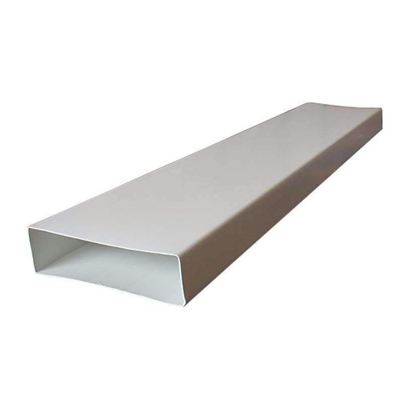 1M 4x2 White Flat Rectangular Flat Ducting