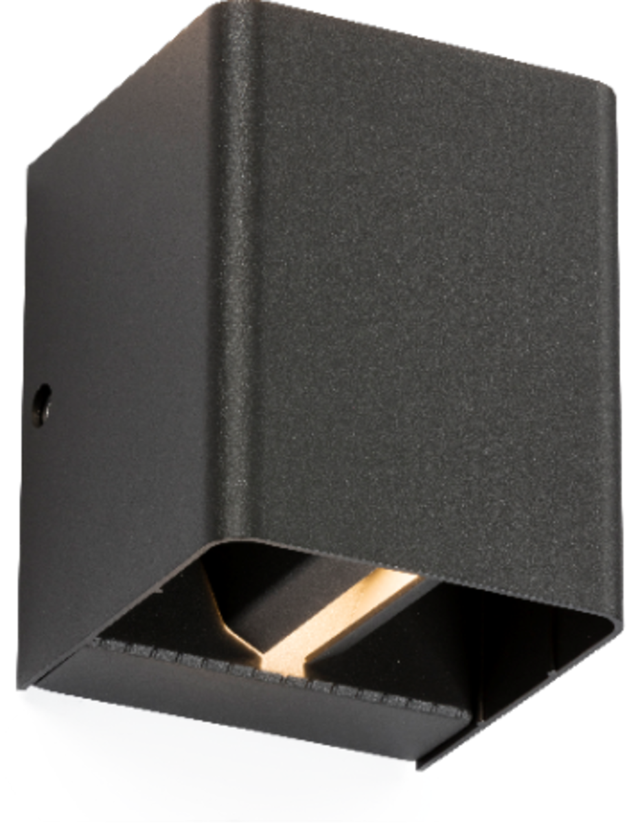 IP65 2 x 6W LED Up/Down Wall Light - Anthracite
