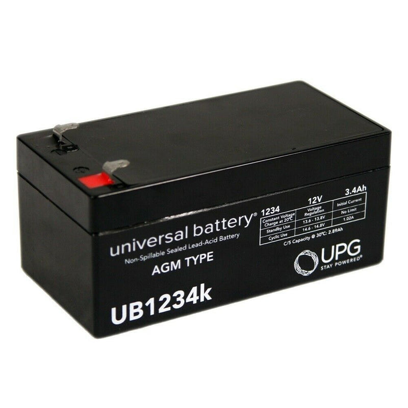 12V 3.4Ah Sealed Lead Acid Battery