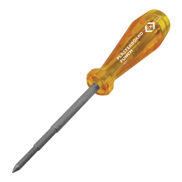 Plasterboard Drywall Punch Stepped Steel Shaft for Wall Plugs, Drill Marking or Wall Scribing
