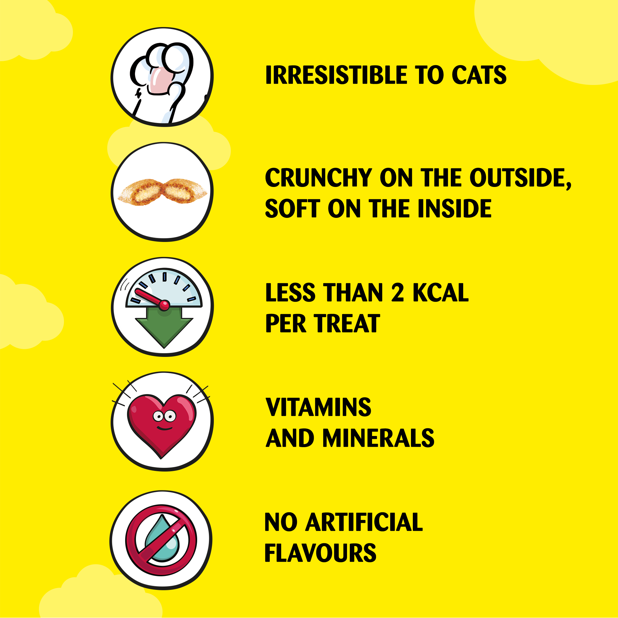 Cat Treats with Cheese 60g x 8 Pack