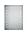 230V IP44 600 x 450mm LED Bathroom Mirror with Demister, Shaver Socket and Motion Sensor