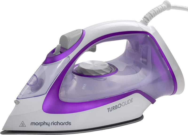 2800W Turbo Glide Steam Iron, Purple