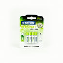 550mAh NiMH AAA Rechargeable Batteries - 4 Pack