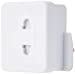 1 amp - Shaver Adaptor - White