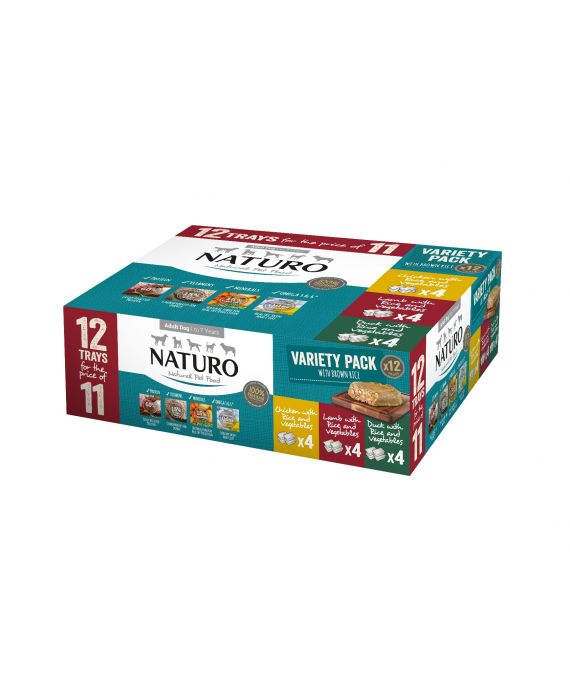 Adult Dog with Rice 400g x 12 Pack Variety Tray