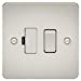 Flat Plate 13A switched fused spur unit - pearl