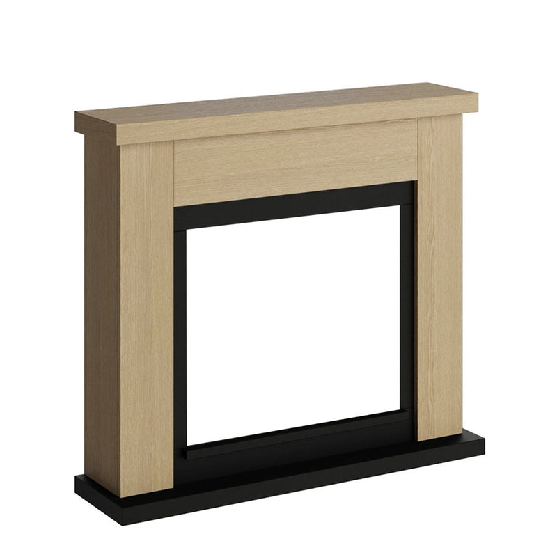 Frode Electric Fireplace, Natural Oak, UK Plug