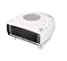 2kW Electric Flat Fan Heater - White