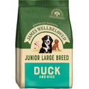 Complete Dry Large Breed Junior Dog Food - Duck & Rice - 15KG