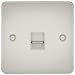 Flat Plate Telephone extension socket - pearl