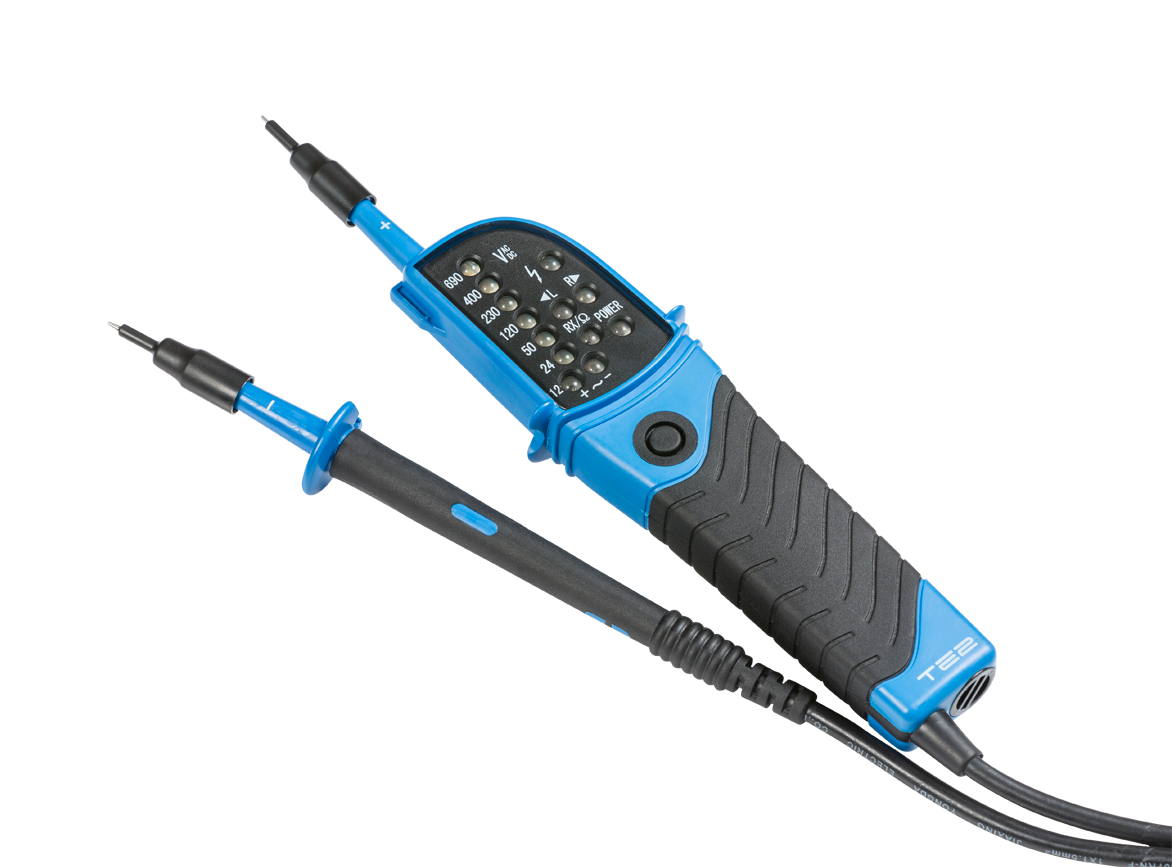 Two Pole Tester with LED Display IP64 CAT III