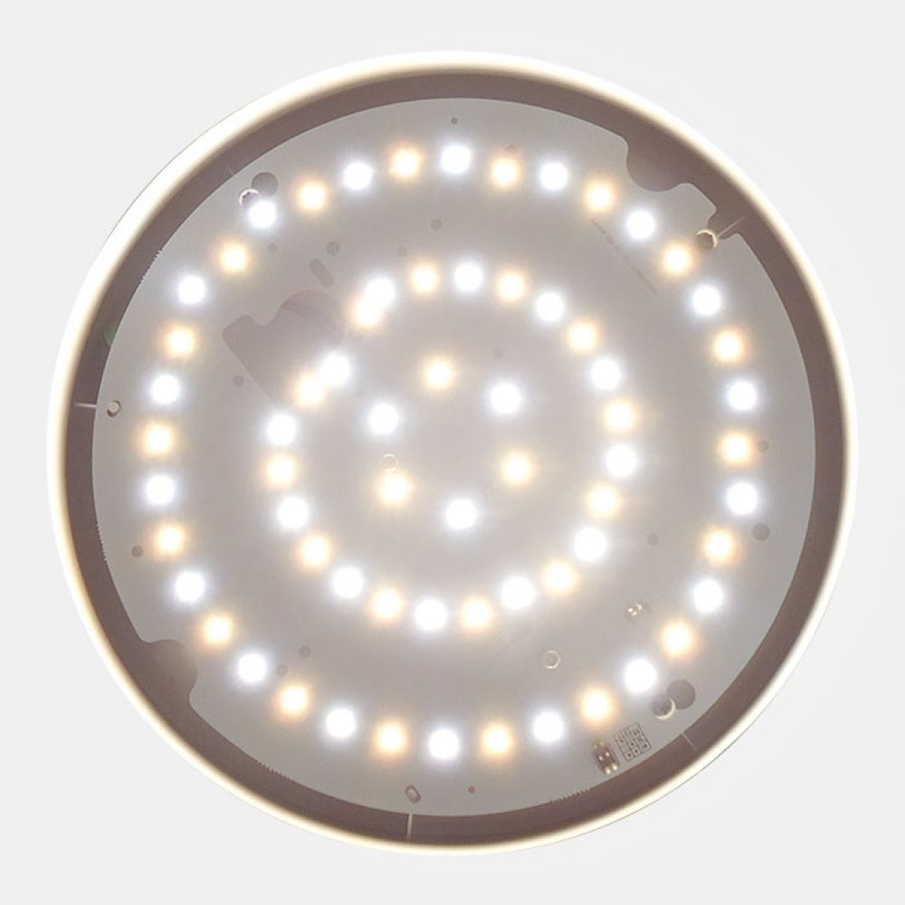 Colour Selectable LED Wall/Ceiling Light - Polished Chrome