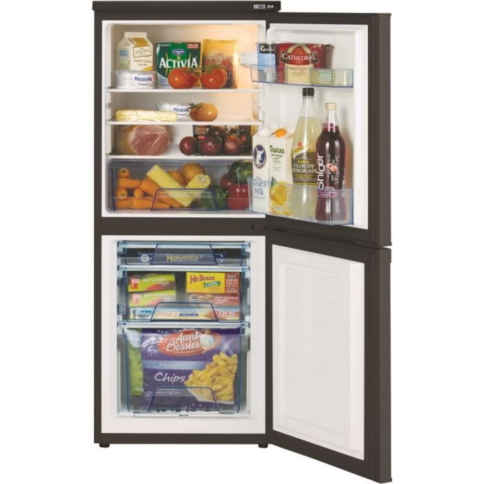 50/50 Tall Fridge Freezer, Black