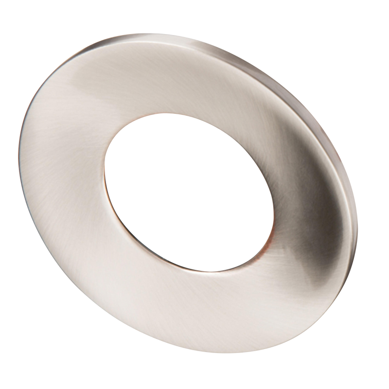 Evolve Fire Rated Twist & Lock Downlight Fixed Trim Bezel - Brushed Chrome