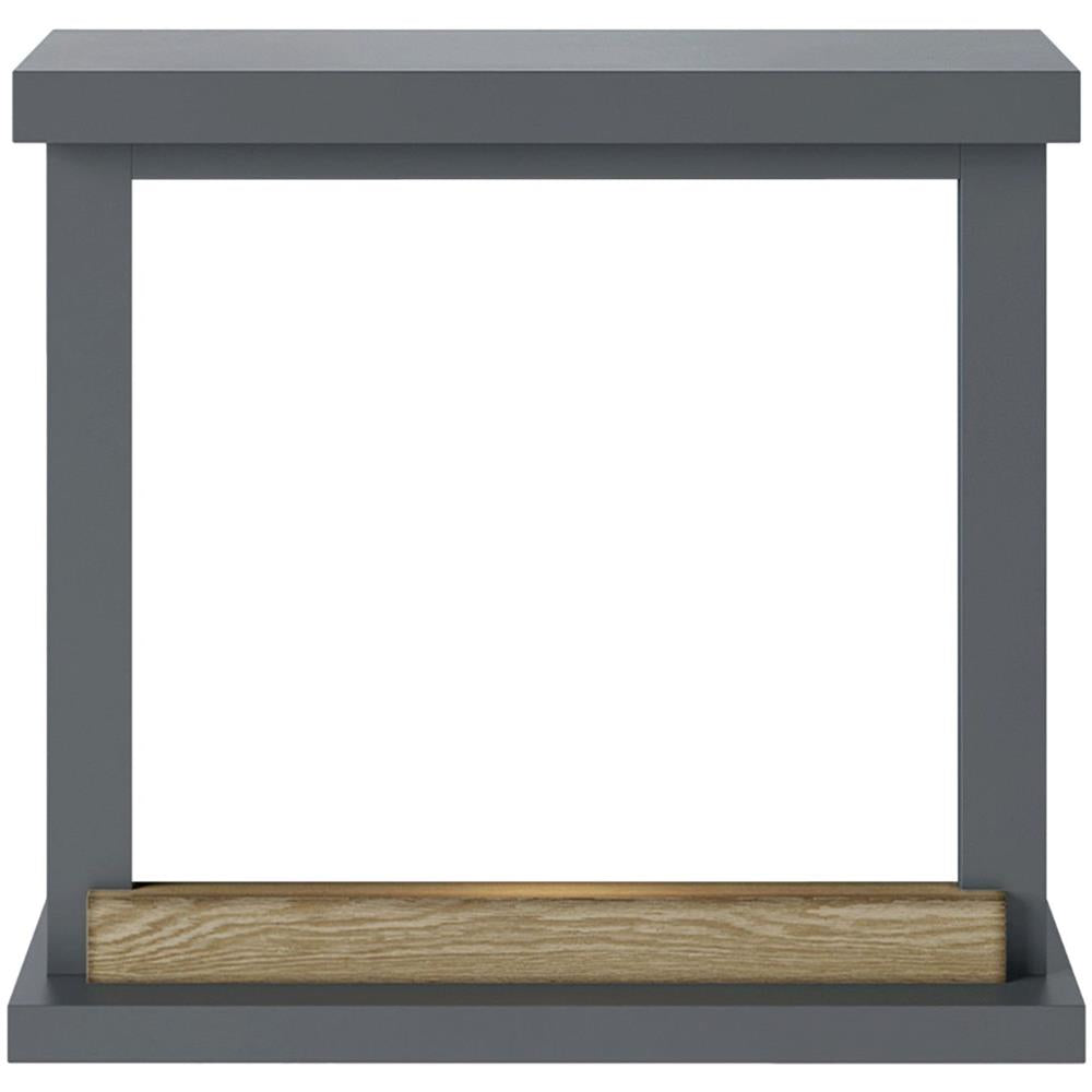 Hagen Fireplace Frame, Solid Grey