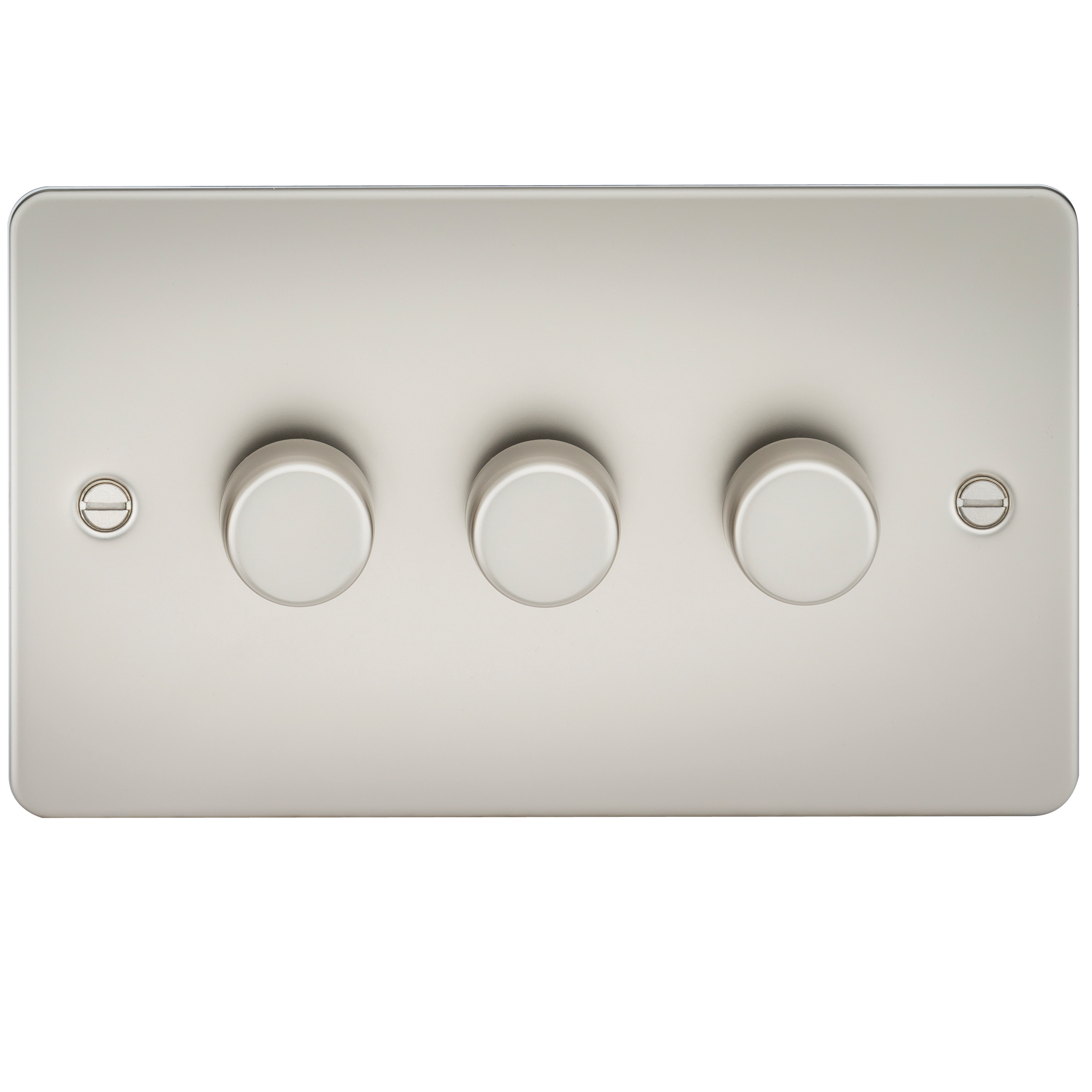 Flat Plate 3G 2 way 10-200W (5-150W LED) trailing edge dimmer - Pearl