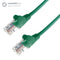 0.3m RJ45 CAT6 UTP Stranded Flush Moulded LS0H Network Cable - 24AWG - Green