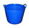 40 Litre Heavy Duty Flexi Flexible Garden Container Storage Bucket Tub - Sky Blue