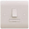 Sline 13A White Switched Connection Unit DP Fused Electric Wall Plate