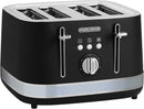 Illumination 4 Slice Toaster - Black