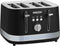 Illumination 4 Slice Toaster - Black