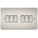 Flat Plate 10AX 6G 2-way switch - pearl
