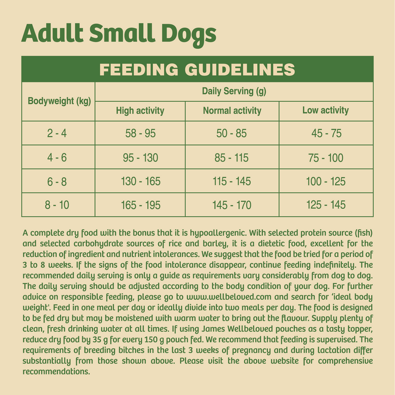 Adult Small Breed Fish & Rice 7.5kg