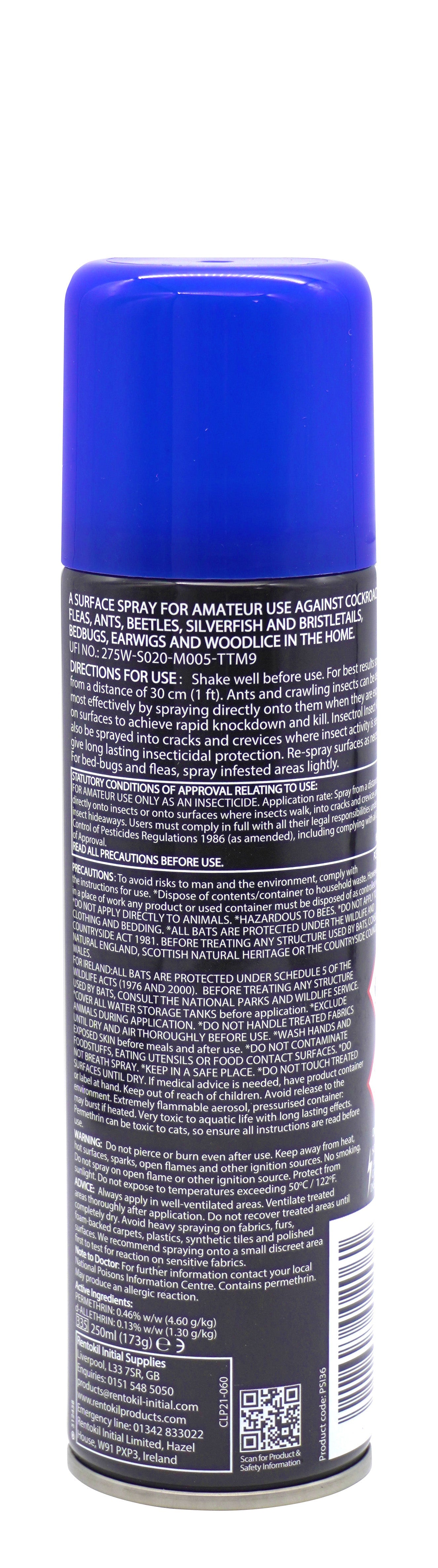 Insectrol Insect Killer - Blue Aerosol 250ml
