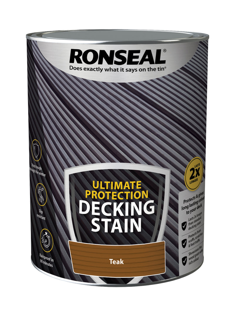 Ultimate Protection Decking Stain 5L - Rich Teak