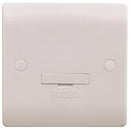 Sline 13A White Connection Unit Fused Electric Wall Plate