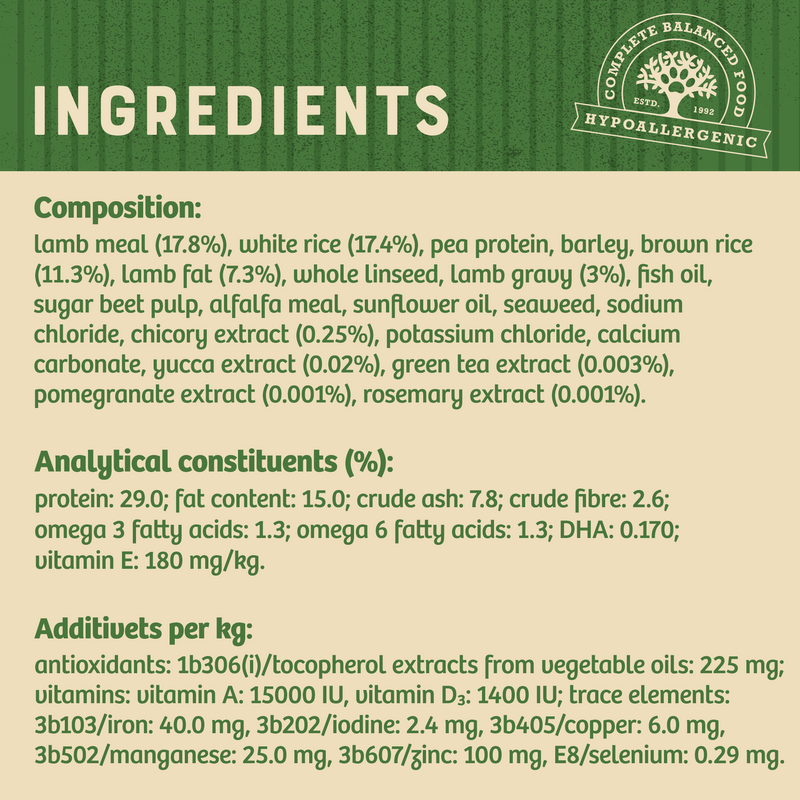 Complete Dry Lamb & Rice Puppy Food - 15KG