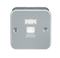 Metal Clad RJ45 Cat5e Network Outlet Wall Socket