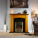 Blenheim Electric Fire - Brass Effect