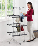 Foldable Electric Clothes Airer, 100 Watt, 6 Bar