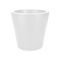 Pure 50cm Straight Round Plastic Indoor & Outdoor Plant Pot - White