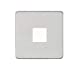 Screwless 230V LED Plinth Light - Brushed Chrome