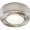 Brushed Chrome Round LED Under Cabinet Fitting- Cool White