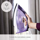 2400W Crystal Clear Steam Iron, Amethyst