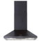 60cm Chimney Hood, Black