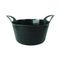 12L Flexi Tub Strong Flexible Tub - Black