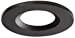 Traditional IP65 Round Fire Rated Bezels for FireKnight - Black